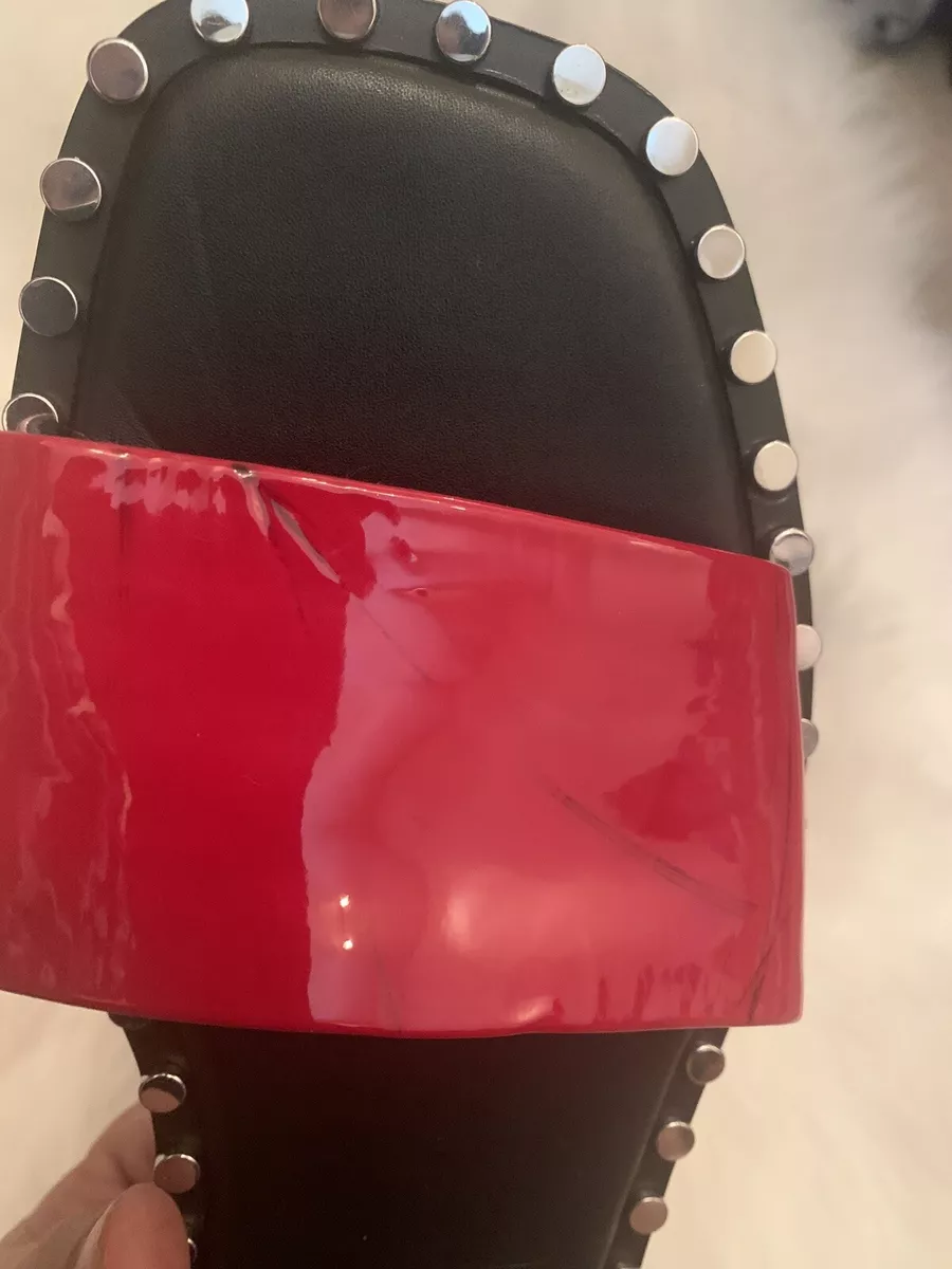 Alexander wang sale lola studded slides