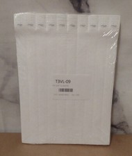 Wristbands 500 Tyvek 3/4" Security Event Paper Like White Writable Consecutive 