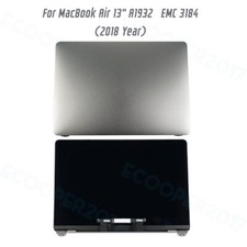 For MacBook Air 13" A1932 2018 EMC3184 LCD Display Screen Replacement Top Cover