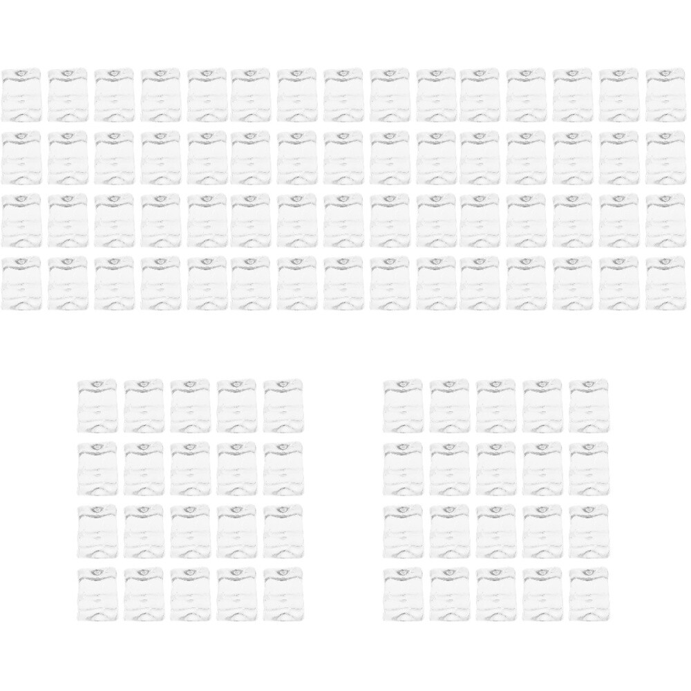 50 Pcs Artificial Fake Ice Cubes Reusable for Drinks Wedding Décor Arc