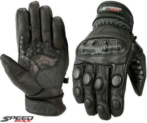 Texpeed Red Black Motorcycle Motorbike Biker Gloves CE Knuckle Armour Vent