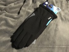 Isotoner smart dri water rolls off women L/XL black new with tags A578K2 50.00