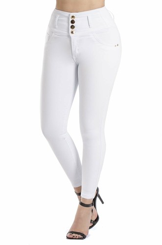 VEROX JEANS pantalones colombianos cintura alta Levantacola 4420 | eBay