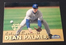 1999 Fleer Tradition DEAN PALMER Detroit Tigers FREE AGENT SIGNED Gold Foil #218