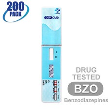 NEW Mintegrity Drug Test Benzodiazepines BZO Dip Card 200-Pack MI-WDBZ-114