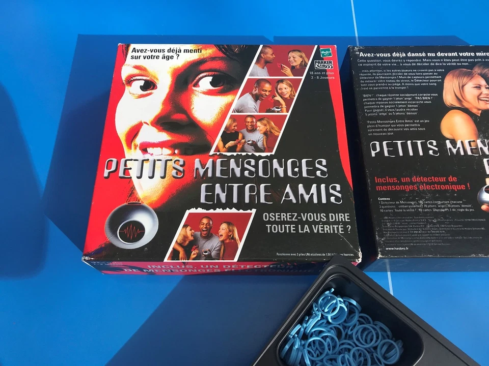 Ancien jeu de société PETITS MENSONGES ENTRE AMIS (Parker 2001) Livré Gratuit - Photo 2/4
