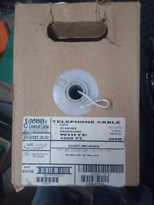 22/2 C4408ST  Carol Brand General Cable CMX OUTDOOR -CMR stranded 100% copper