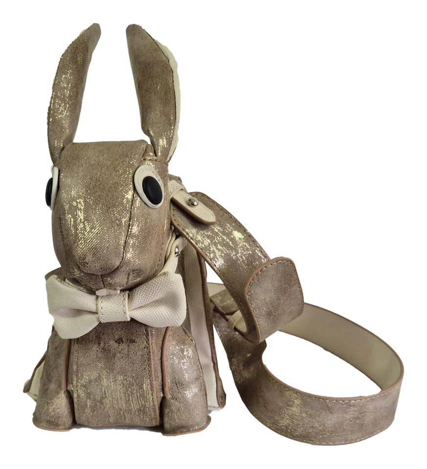 Designer Handtasche Kaninchen - flotter Hase - Clutch Ausgehtasche Tieretaschen - Bild 2 von 4