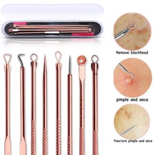 4Pcs/set Stainless Steel Blackhead Remover Tool Kit Pimple Spot Acne Extract  