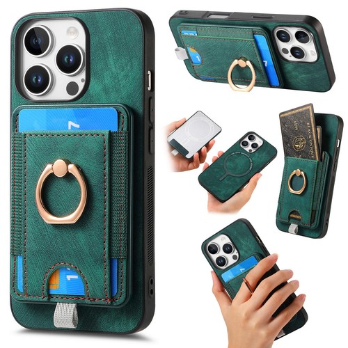 Fashion Magsafe Card Slot Leather Phone Case For iPhone 16 Pro Max 15 Plus 12 XR - Bild 49 von 95