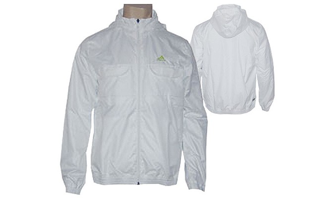 adidas regenjacke weiß