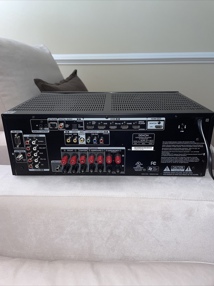 Denon AVR-2113CI Home Theater Surround Sound Network Receiver