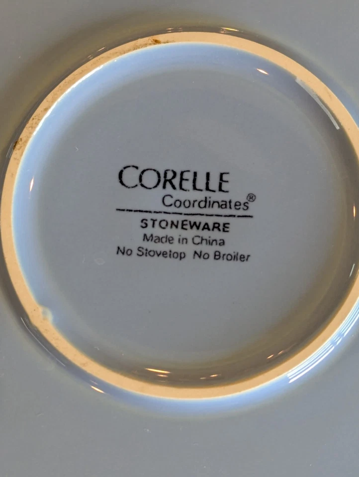 Plato/plato redondo Corelle Coordinates Country Blue 12,75" RARO Foto 4 de 4