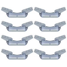 8 Pack - Pontoon V Wing Bunk Brackets for Boat Pontoon Bolster Trailer