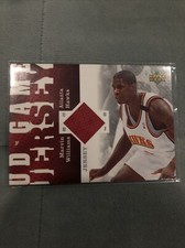 2006-07 UD Reserve Game Jerseys Hawks Basketball Card #MW Marvin Williams 