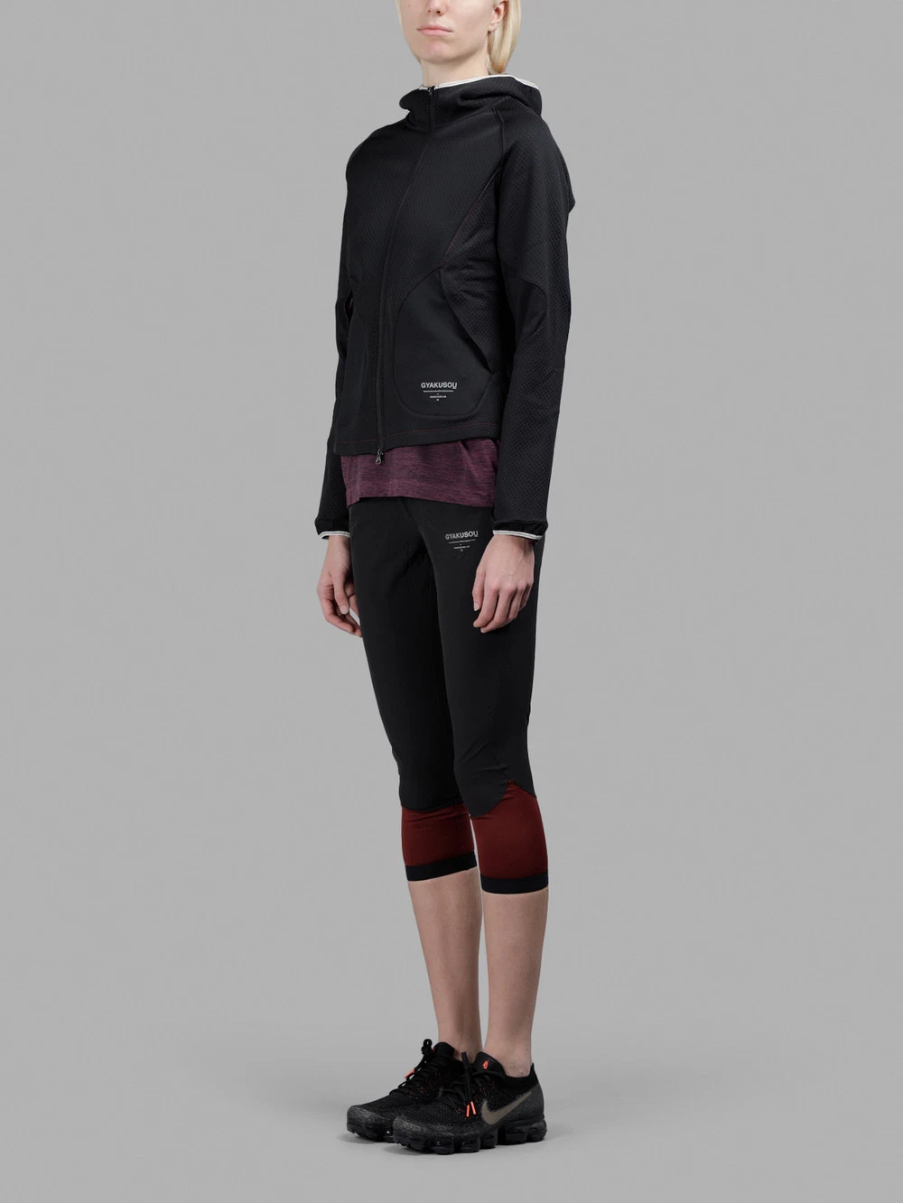 Felpa con cappuccio NikeLab x Undercover Gyakusou in pile TAGLIA SCEGLI 910881 010 felpa con cappuccio