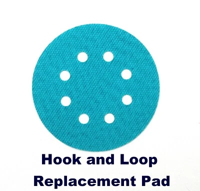 DR ABRASIVE 125mm CONVERSION DISC SANDER SELF ADHESIVE HOOK & LOOP ADAPTOR PAD DISC 5" (8) H