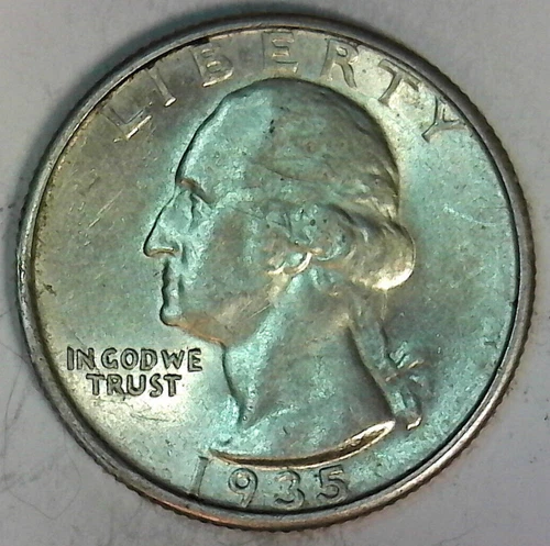Nice Collector grade 1935  Washington Quarter Buy it now Free Shipping in USA