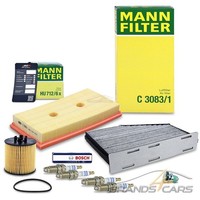Mann Inspektionspaket FÜR Audi A3 Skoda Octavia VW Golf 5 Passat Touran 1.6 FSI