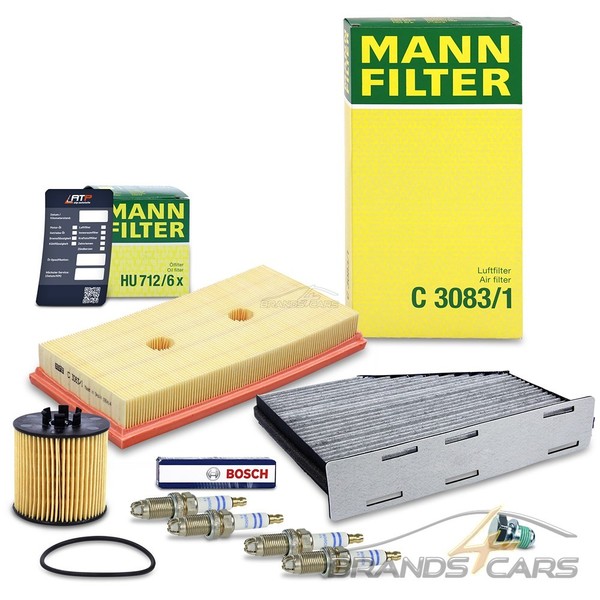 Mann Inspektionspaket FÜR Audi A3 Skoda Octavia VW Golf 5 Passat Touran 1.6 FSI-image