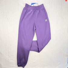 adidas Originals Womens XS Essentials Fleece Joggers Aurora Plum JX5187 NWT