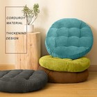 Meditation Floor Pillow Set of 2 Large Round Floor Cushions for Adults Tufted Co