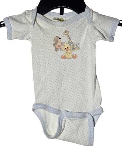Body Little Suzy's Zoo taglia small 12-16 libbre vintage retrò toppe tette divertenti - Foto 1 di 12