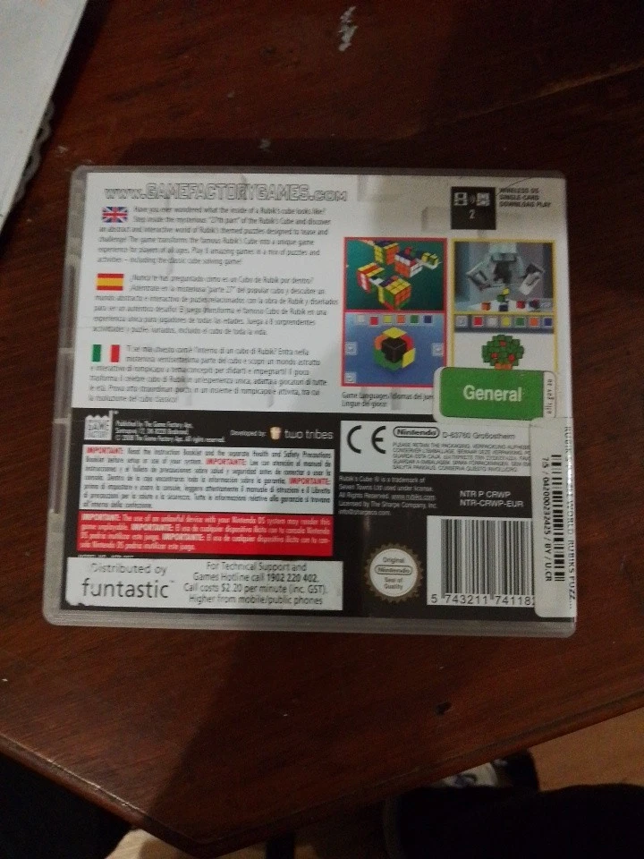 NINTENDO DS RUBIK'S WORLD CASE & BOOKLET And Game - Image 2 of 4