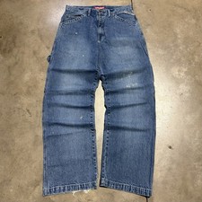 Vintage Unionbay Carpenter Jeans 36x32 Blue Denim Baggy Skater Wide Leg Punk Y2K