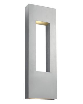 Hinkley Lighting 1639-LL Atlantis 3 Light 36'' Tall Up / Down - Silver