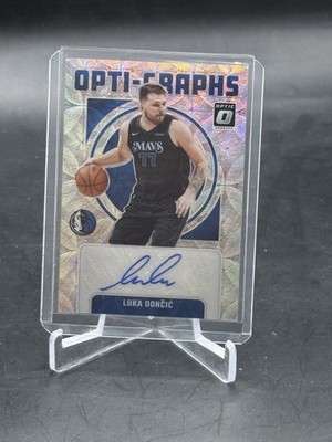 2024 Donruss Optic Luka Doncic Opti-graphs International Choice Prizm Auto SSP