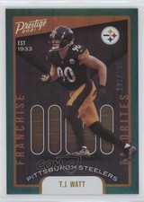 2021 Panini Prestige Franchise Favorites Xtra Points Green /199 TJ Watt #14 0u7