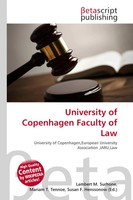 Lambert M. Surhone (U. A.) | University Of Copenhagen Faculty Of Law | Buch