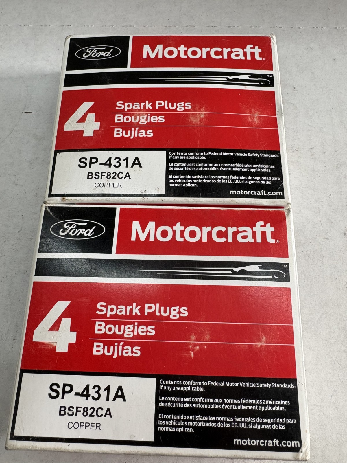 New 8 Motorcraft SP-431-A BSF82CA Spark plugs Copper AY
