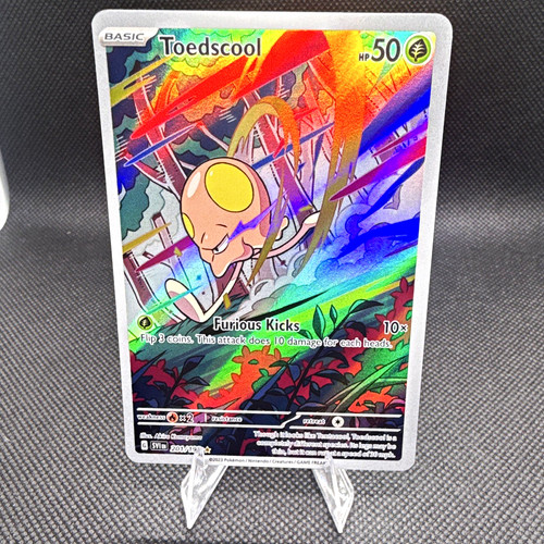 Toedscool 201/198 SV01 Scarlet & Violet Base Set IR Holo Full Art Eng 2023 50 HP