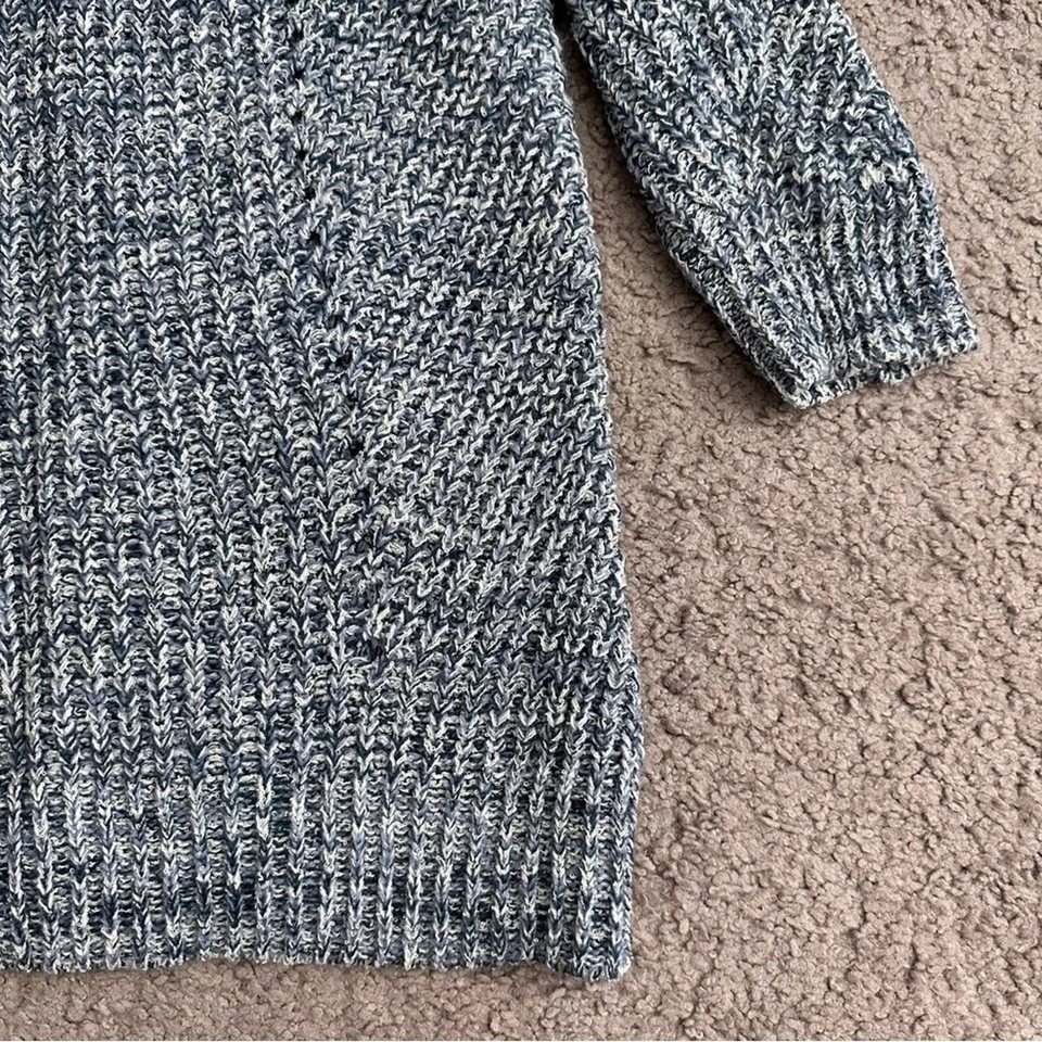 American Rag Marled Knit 3/4 Slit Sleeve Sweater S - Image 3 of 4