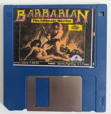 Barbarian - The Ultimate Warrior | Commodore Amiga 500 Spiel | Diskette