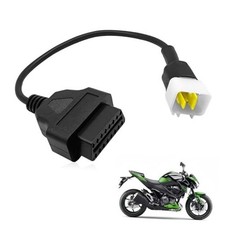 Motorcycle 6Pin OBD OBD2 Diagnostic Adapter, 6pin to 16pin OBD Diagnostic Tool