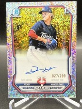 Dasan Hill 2026 Bowman Chrome 1st Speckle Refractor Auto /299 #CPA-DH Twins