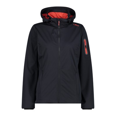 CMP Damen Softshelljacke Woman Jacket Zip Hood 39A5016 Grau