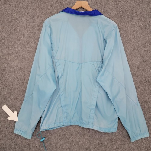 Vintage Nike Windbreaker Jacket Mens Large Blue Half Zip Embroidered Swoosh 90s by Nike, Size L, $46.7 - Photo 6