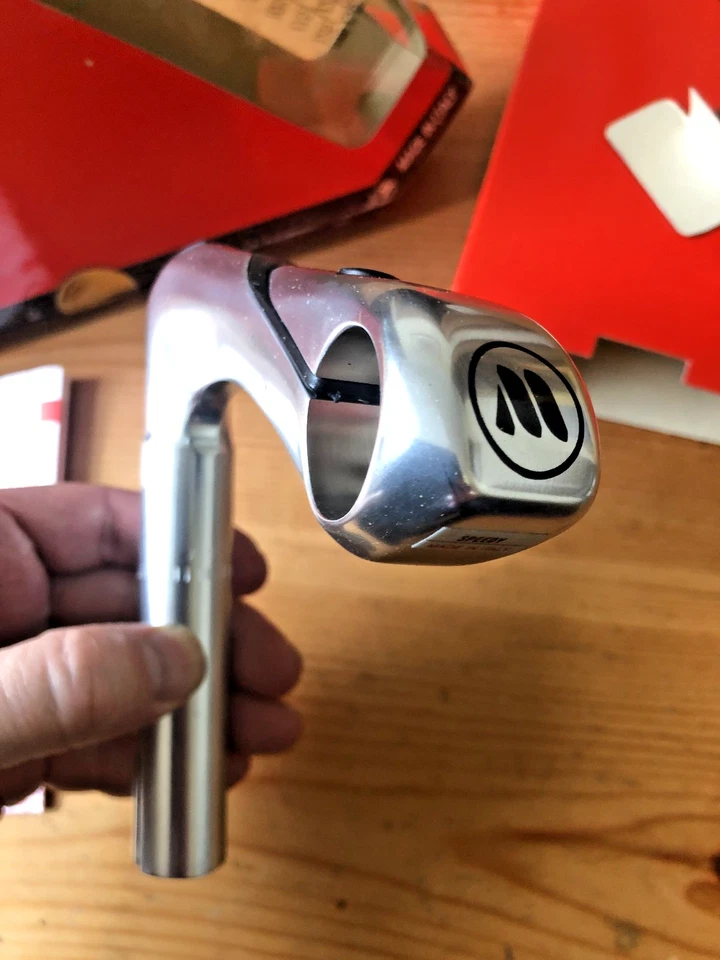 NOS Modolo Model "Speedy" Stem, 26.0mm Clamp, 100mm, New In Box, 1980s - Image 2 of 4