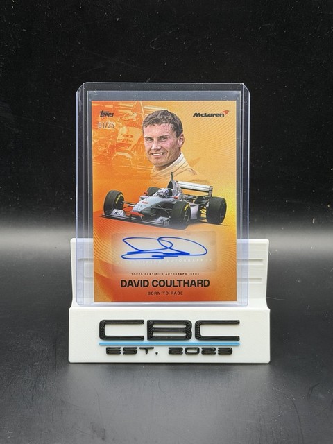 2026 Topps Mclaren Racing David Coulthard Auto 01/25