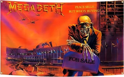 Megadeth Rust in Peace Poster Funny Flag Music Tapestry Aesthetic Decorative ...