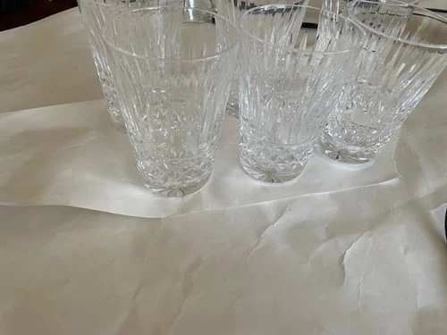 Set of 6 Vintage Waterford Crystal - Alana - 5 oz Flat Tumbler 3.5" Tall Glasses
