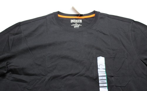 Duluth Trading Co Men's 40 Grit Long Sleeve Pocket T-Shirt DH3 Black XL NWT - Picture 2 of 6