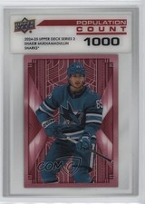 2024-25 Upper Deck Series 2 Population Count 1000 /1000 Shakir Mukhamadullin 5d9