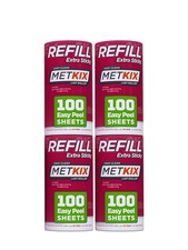 Refill for Lint Rollers 4 Pack Total 400 Sheets 