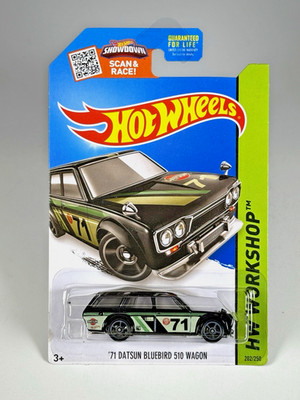 Hot Wheels '71 Datsun Bluebird 510 Wagon HW Workshop Kmart Exclusive