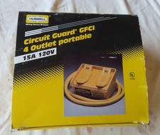 Hubbell Guard GFCI 4 Outlet Portable 6 Feet In Box